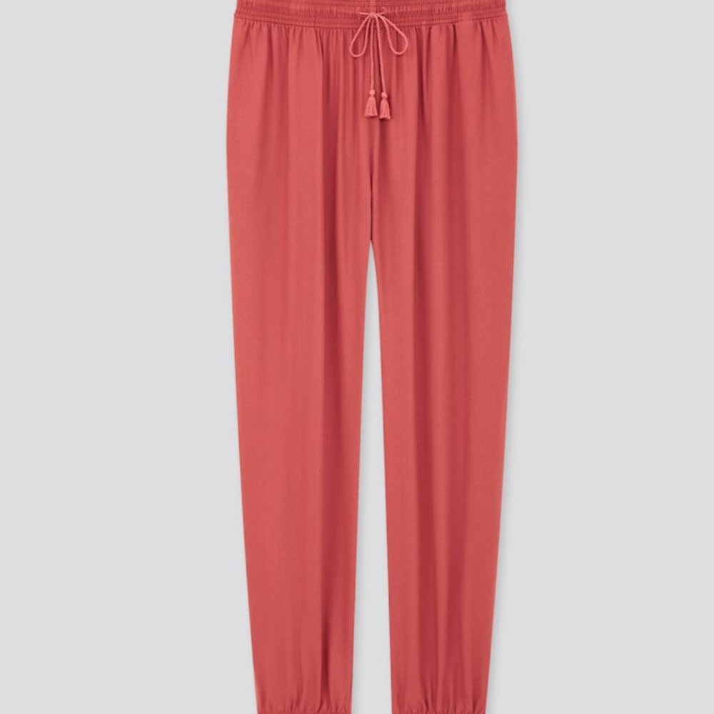 Uniqlo SATIN DRAPE JOGGER PANTS